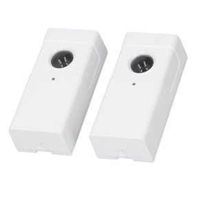 NFTIGB Single Beam Infrared Photocells Motion Detector For Door Gate Opener, 98.43ft Range 12-24V IP65 Outdoor Security Anti-Theft Sensor System, White