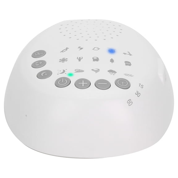 NFTIGB Sleep Sound Device Timing White Noise Machine Portable Music Sleeping Aid Instrument 15 Kinds of Sounds 3 Timers USB or Battery Powered for Home Office Travel Relaxation[cite: 1]