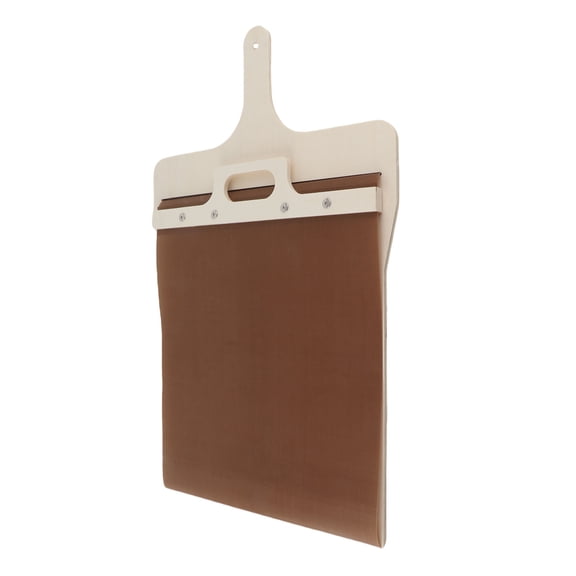 NFTIGB Sliding Pizza Peel 20.5 x 13 Inches Wood Shovel with Handle Light Weight Comfortable Grip Paddle Spatula for Baking Homemade Pizza Bread Crust Moving in Kitchen and Oven (52 x 33 cm)