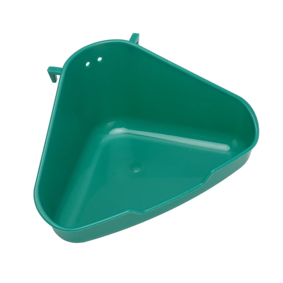 NFTIGB Small Animal Litter Box Fan-Shaped Corner Toilet Potty Trainer for Rabbits, Guinea Pigs, Hamsters & Ferrets, Durable Waterproof Space-Saving Pet Hygiene Solution (6.69 in / 17 cm)