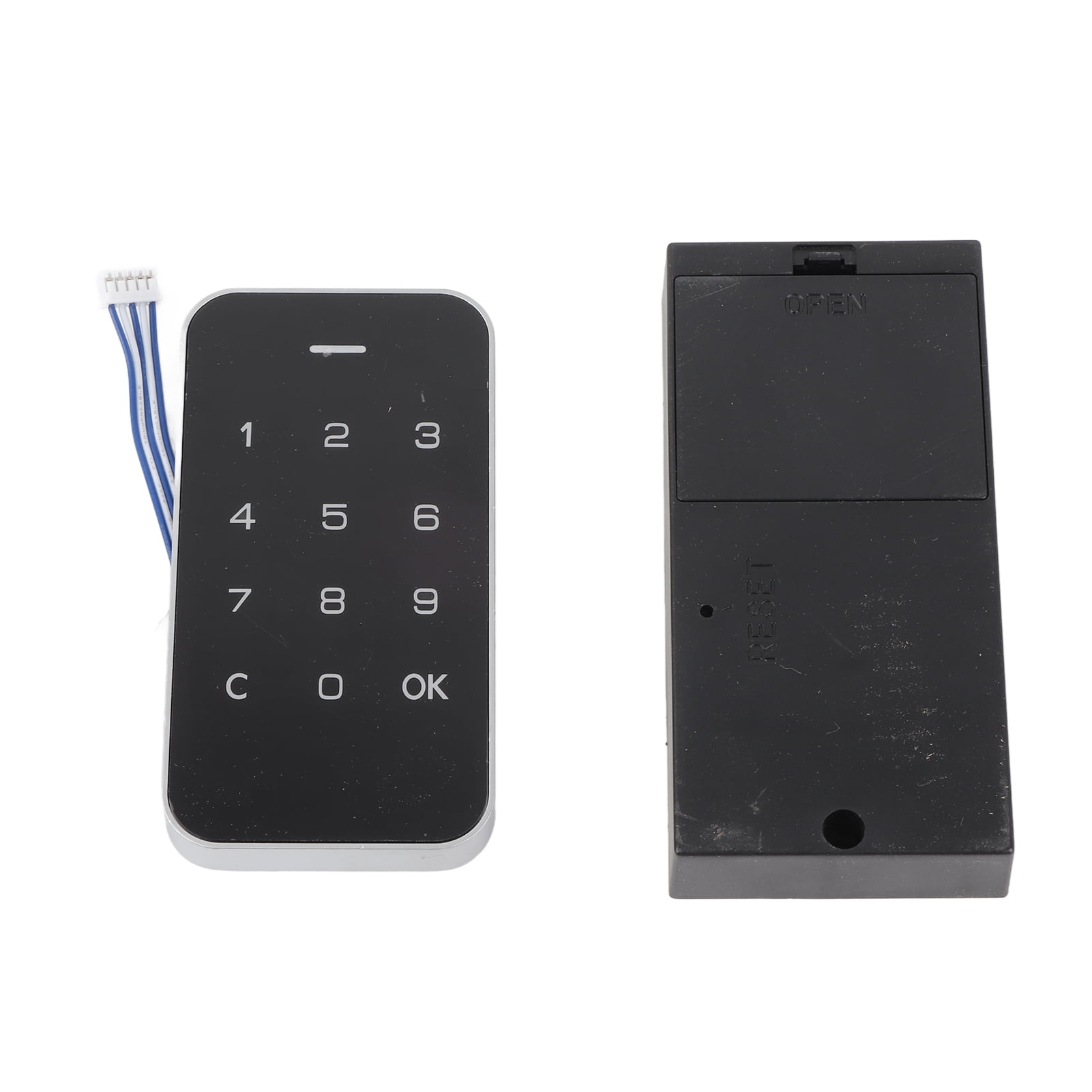 NFTIGB Smart Cabinet Lock Universal Password RFID Card Electronic Induction Keyless Entry for Wooden Chest Drawer Cupboard (5.12 inches / 13 cm) - No Batteries Included