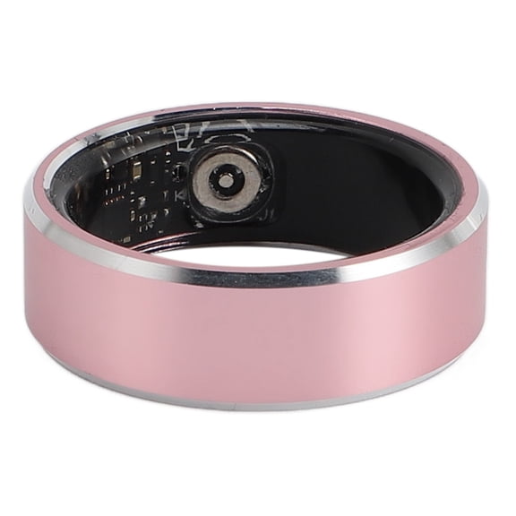 NFTIGB Smart Fitness Tracker Ring Waterproof Bluetooth Gesture Control Health Logger Activity Monitor Activity Tracker Ring Roseate Inner Diameter 19.9mm, Size 10 (0.78 inches / 1.99 cm)
