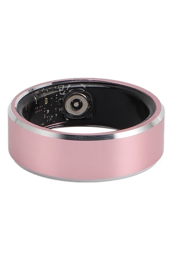 Smart Fitness Tracker Ring Waterproof Bluetooth Gesture Control Health Logger Activity Monitor Activity Tracker Ring Roseate Inner Diameter 19.9mm, Size 10 (0.78 inches / 1.99 cm)