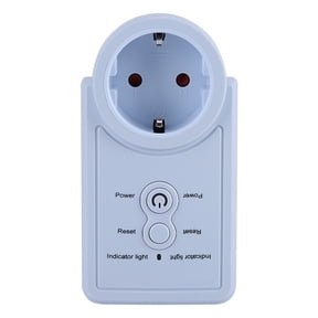 NFTIGB Smart GSM Power Outlet Plug Socket with Temperature Sensor SMS Command Control English Version 110-240V 10A Electrical Plug with USB Port 5V 12.00 inches / 30.48 cm White