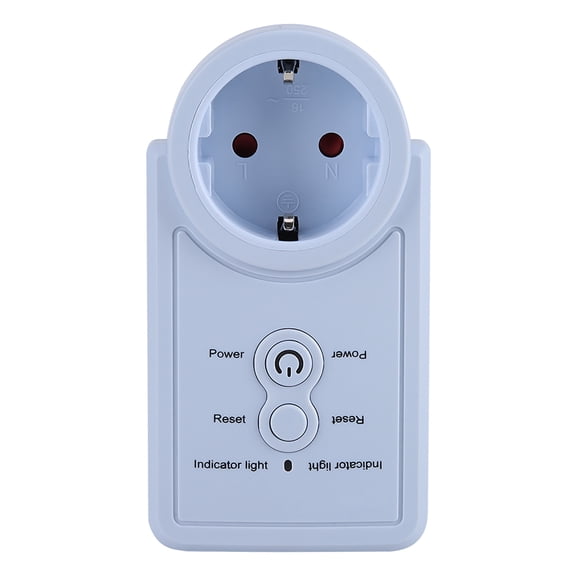 NFTIGB Smart GSM Power Outlet Plug Socket with Temperature Sensor SMS Command Control English Version 110-240V 10A Electrical Plug with USB Port 5V 12.00 inches / 30.48 cm White