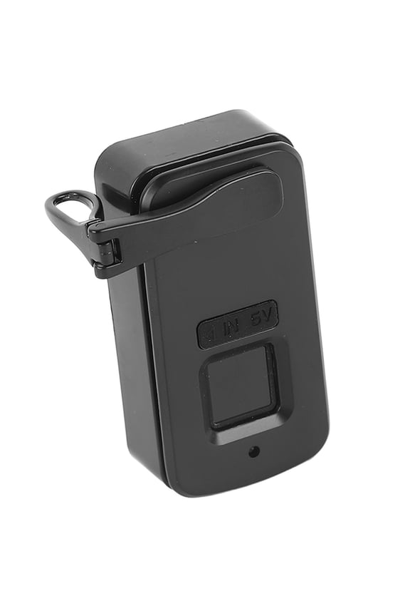 Smart Keyless Fingerprint Zipper Luggage Lock for Suitcase Backpack Bag, Black