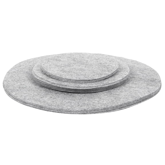 NFTIGB Soft Felt Plate Dividers Pan Separator Pads Cookware Bakeware Dish Pot Stacking Protectors Gray 24PCS