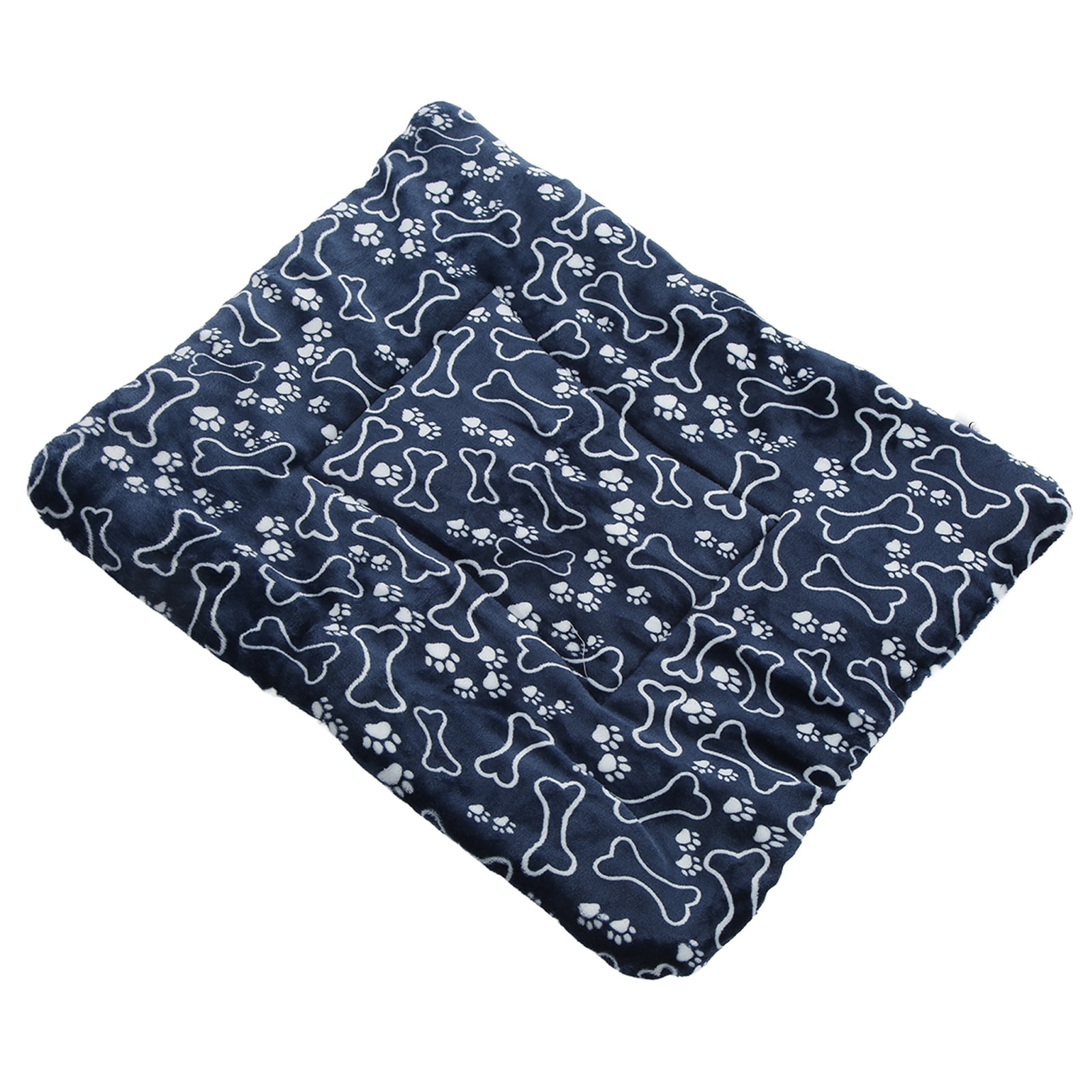 NFTIGB Soft Plush Pet Winter Warm Blanket for Cats and Dogs, Blue Bone Pattern, Large 27.6 inches / 70 cm x 21.7 inches / 55 cm