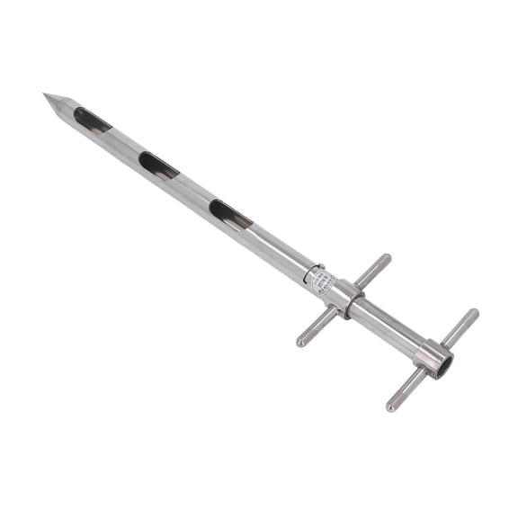 NFTIGB Soil Probe 0.54m 304 Stainless Steel Rotation Handle Pointed Design Soil Sampler Probe with Precise Scale (21.3 inches / 25.4 cm)[cite: 1]