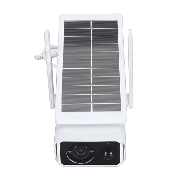 NFTIGB Solar Security Camera 4MP Outdoor Wireless WiFi Home Surveillance System with PIR Motion Detection, 2-Way Audio, IP66 Waterproof, Night Vision