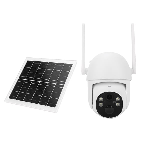 NFTIGB Solar Security Cameras Wireless Outdoor 3MP PT Surveillance Camera with 4G Card PIR Motion Sensor 2 Way Talk