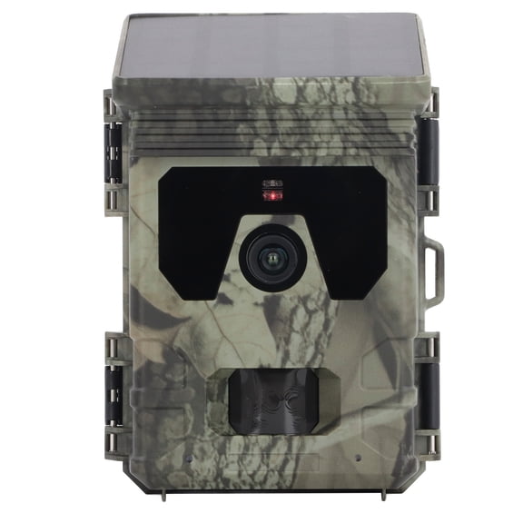 NFTIGB Solar Trail Camera 4K 50 MP Motion Activated Tracking Game Camera HD Night Vision IP65 Waterproof Loop Recording for Hunting