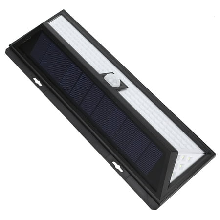 NFTIGB Solar Wall Light Outdoor Motion Sensor Security Light 118LED 3 Modes Waterproof Solar Powered Garden Path Yard Wireless Bright Lighting (12.2 x 4.72 in / 31.0 x 12.0 cm)