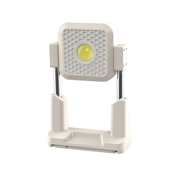 NFTIGB Solar Work Light Outdoor Tent Portable USB Rechargeable Floodlight Camping Lantern Height Adjustable Multiple Modes Bright Low Warm Red Flash Built-in Battery Style A 12.4in/31.5cm
