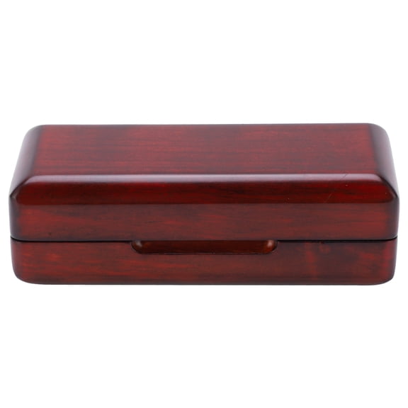NFTIGB Solid Wood Saxophone Mouthpiece Case Box Portable Storage Rosewood