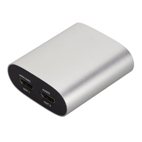 NFTIGB Sound Extractor HD Multimedia Interface 4K 60Hz 18Gbps HDMI eARC Audio Converter Support Multi Format with Aluminum Alloy Body