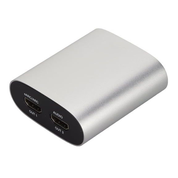 NFTIGB Sound Extractor HD Multimedia Interface 4K 60Hz 18Gbps HDMI eARC Audio Converter Support Multi Format with Aluminum Alloy Body