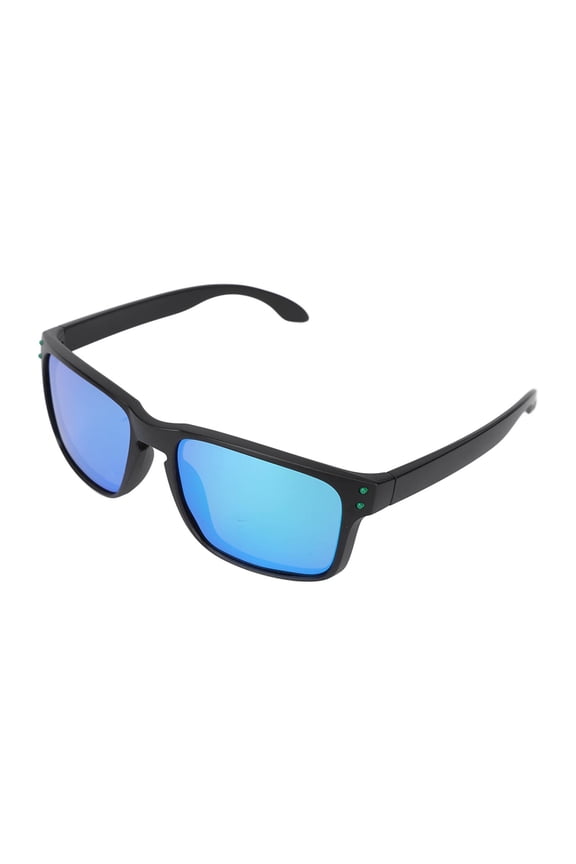 Square Polarized Sunglasses Unisex Retro Driving UV400 Protection Sun Glasses Green Mirror Lenses