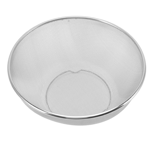 NFTIGB Stainless Steel Food Strainer Colander, 9.45 Inches / 24 CM Fast Drainage Salad Bowl Mesh Screen