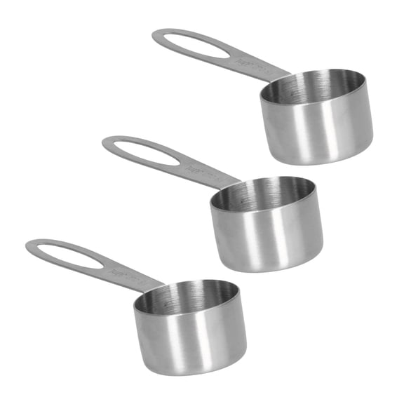 NFTIGB Stainless Steel Measuring Spoons 30ml heavy duty 3-Piece Stackable Tablespoon Set for Precise Liquid and Dry Ingredients Baking Food Measurement 1.01 fl oz / 30 ml