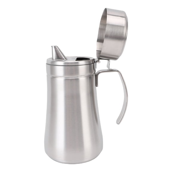 NFTIGB Stainless Steel Olive Oil Dispenser Bottle Vinegar Cruet Leakproof Container 500ML / 16.9 oz