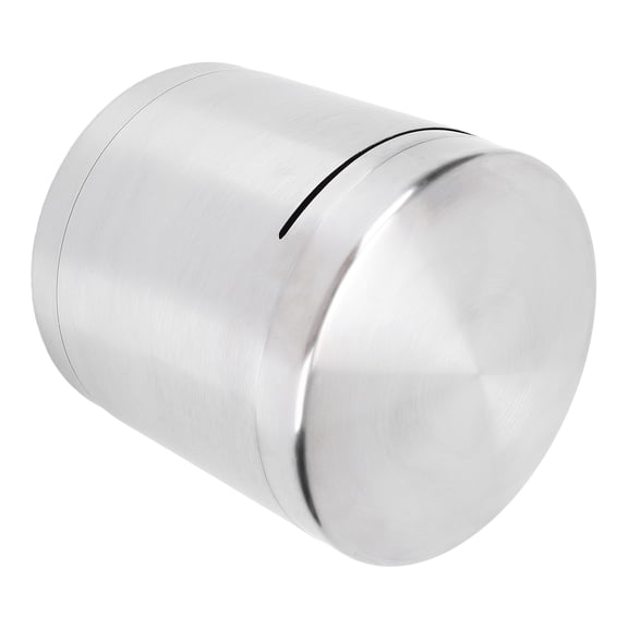 NFTIGB Stainless Steel Piggy Bank Drop Resistant Large Capacity Simple Design Money Saving Box