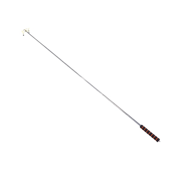 NFTIGB Stainless Steel Retractable Pool Cue Bridge Stick Multi Angle Billiards Bridge Stick Adjustable Length Pool Table Essential with Removable Head