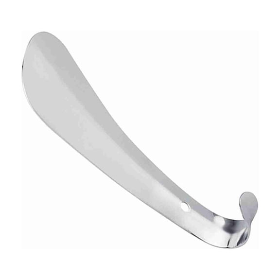 NFTIGB Stainless Steel Small Shoe Horn Lifter for Men Women Elderly Kids 5.7 Inches / 14.5 cm Long Handheld Metal Shoe Helper Tool for Boots and Sneakers