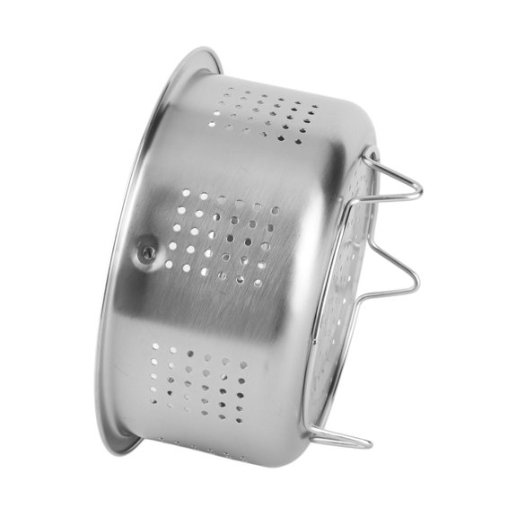 NFTIGB Stainless Steel Steam Basket with Handle, Sugar Removal Rice Cooker Insert Steaming Rack for Food Egg Vegetables Fruits, 5.4 inches / 13.8 cm