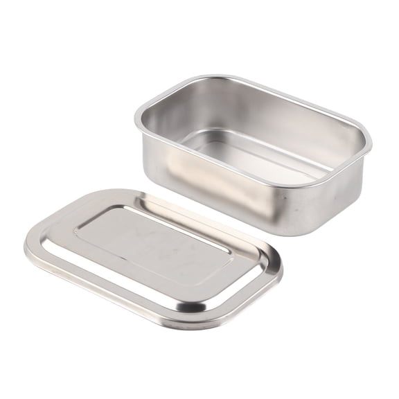 NFTIGB Stainless Steel Veterinary Needle Box 5.9 x 3.9 inches (15 x 10 cm) Durable Boiling Sterilization Case for Lab Syringes Equipment and Acupuncture Metal Tin Storage Organizer Reusable