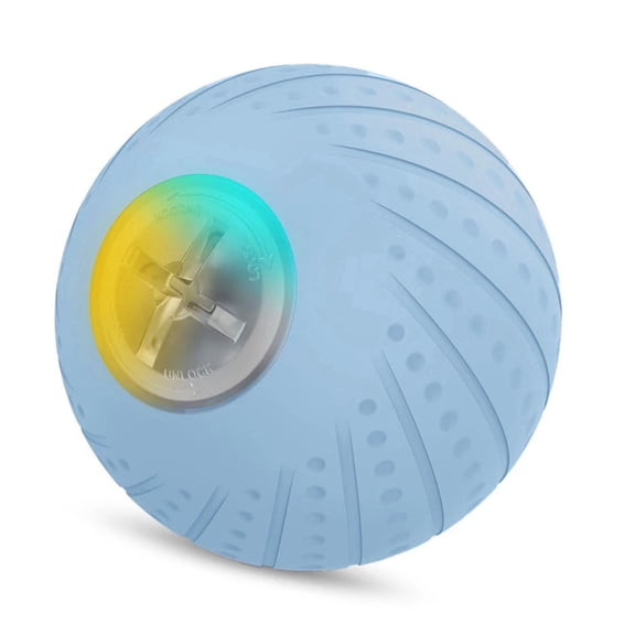 NFTIGB Standalone Blue Interactive Dog Toy Ball Active Moving Pet Entertainment Sphere 3.15 inches / 8.0 cm