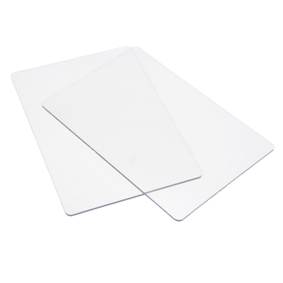 NFTIGB Standard Clear Cutting Pads 2PCS Polycarbonate Plastic Plate for Embossing Machine 8.6 inches / 21.8 cm Suitable for A5 Die Cutting