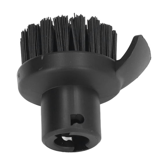 NFTIGB Steam Cleaner Round Brush Black Hard Bristles Cleaning Brush Replacement Accessory with Scraper for Karcher SC1 SC2 SC3 SC4 SC5 SC6 SC7 Models (1.0 oz / 28 g)