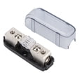 thumbnail image 1 of NFTIGB Stereo Audio Fuse Holder Single Way AGU Fuse Box Distribution Block for Car Boat RV White 80A, 1 of 9