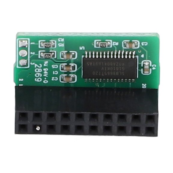 NFTIGB TPM 2.0 Cryptographic Security Module 20Pin TPM2.0 Encrypted Card Security Module for SuperMicro AOM-TPM-9665H TCG 2.0 Computer Motherboard Replacement Parts (8x6x2 inches / 20.3x15.2x5.1 cm)