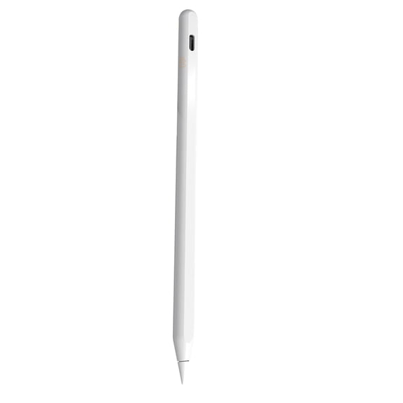 NFTIGB Tablet Stylus Pencil Digital Power Display Tilt Pressure Sensing Full Screen Anti Mistouch Handheld Capacitive Touch Pen 1.5mm Tip White (6.52 in / 16.5 cm) for Touchscreen Devices