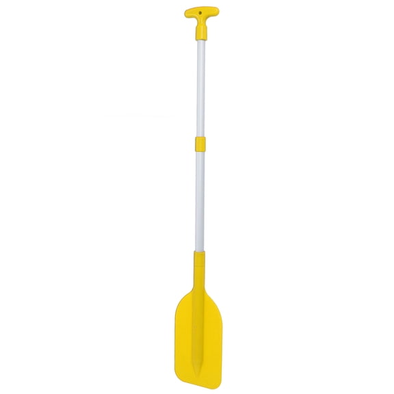 NFTIGB Telescoping Emergency Boat Paddle - Premium Aluminum Alloy & Plastic UV Proof Inflatable Canoe Oar for Fishing, Kayaking, and Marine Water Sports - Adjustable Length (Yellow)