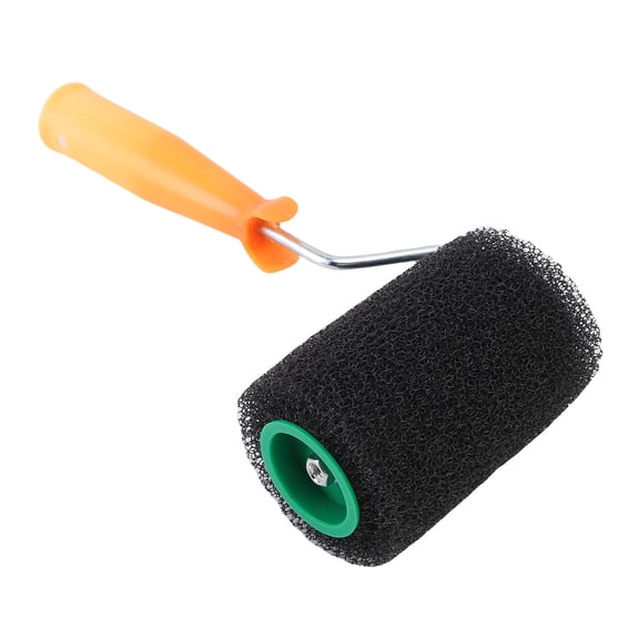 NFTIGB Textured Paint Roller 4-Inch (10 cm) Elastic Roll On Bed Liner Roller Kit with 9 Roller Covers and Frame for Truck Cargo Box Ship Home Wall DIY
