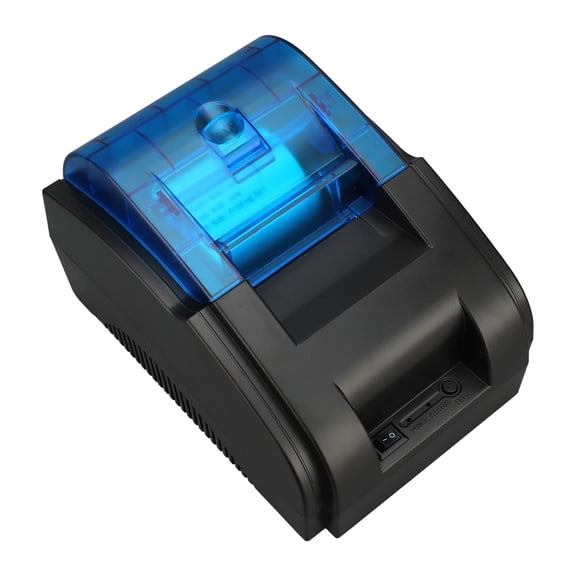 NFTIGB Thermal Receipt Printer 58mm (2.28 inches) USB Bluetooth Desktop POS Printer for Commercial Use Black/Blue