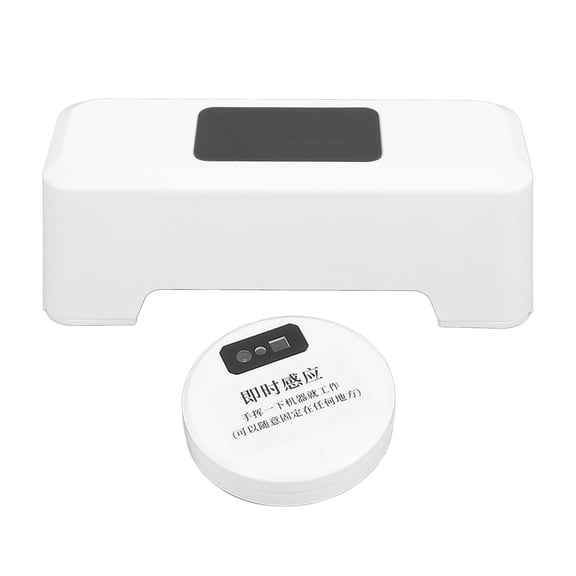 NFTIGB Touchless Toilet Flush Automatic 0.25S Fast Induction USB Charging Infrared Sensor Toilet Flusher for Home (15cm / 5.9 inches)