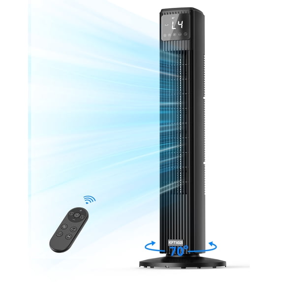 NFTIGB Tower Fans 36" Oscillating Floor Fan with Remote for Home, 4 Speed 4 Modes,12H Timer,New