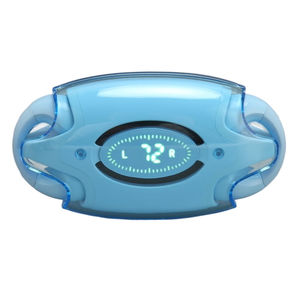 NFTIGB Translator Earbuds Bluetooth 5.3 Language Stereo Clip On Translation Earphones Digital Display Music Call 144 Languages Support Portable Device for Travel Business Blue