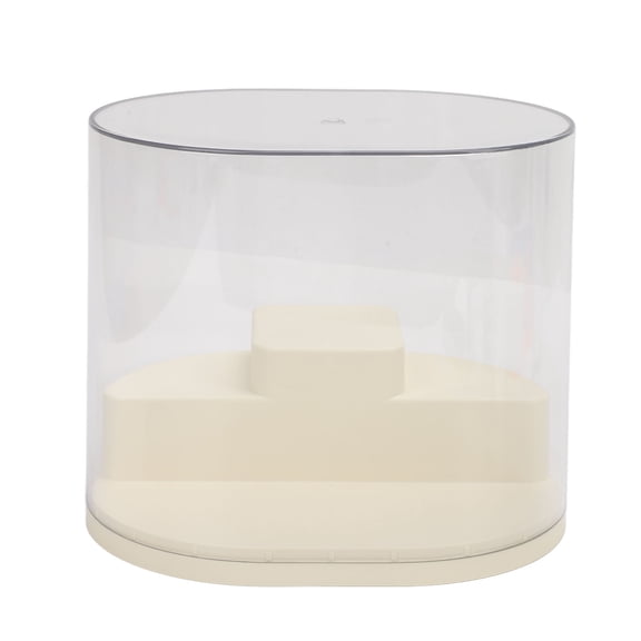 NFTIGB Transparent Acrylic Figure Storage Display Case, Dust-Proof Unique Step Design Organizer Box for Action Figures, Collectibles and Small Toys, Premium Clear Showcase Shelf Box, 7.28x5.51x6.3 in