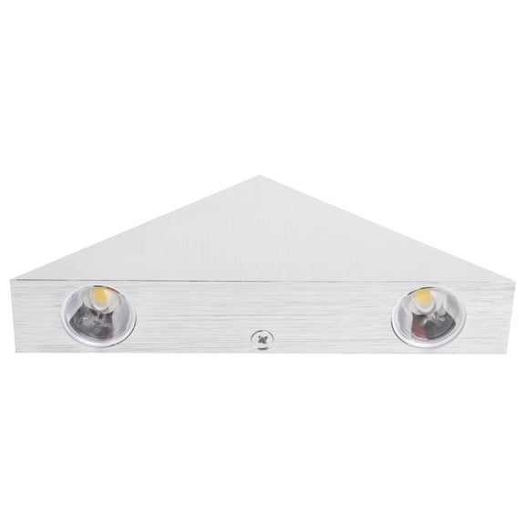 NFTIGB Triangular Wall Light Integrated LED Bedside Lamp for Corridor Background Wall 9 Watts Warm White Light 85-265V Aluminum Housing (16 cm / 6.3 inches)