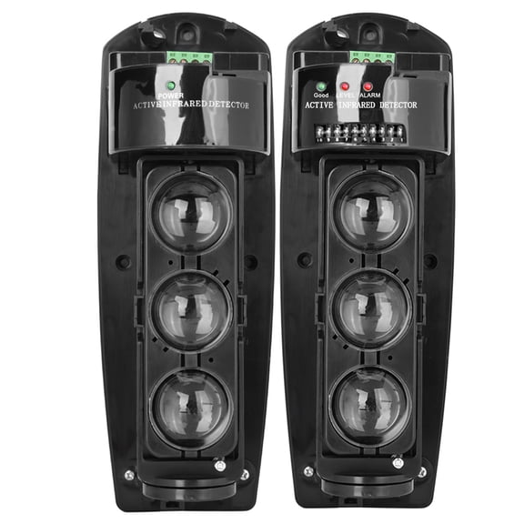 NFTIGB Triple Beam Alarm Photoelectric Infrared LED Detector Security System ABE-50 (164 ft / 50 m)