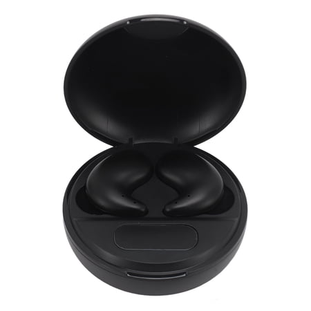NFTIGB True Wireless Bluetooth 5.3 Miniature Sleep Earbuds In-Ear Earpiece for Side Sleepers Small Ear Canals Invisible Headphones for Women Men Work Driving Running Workout, Black