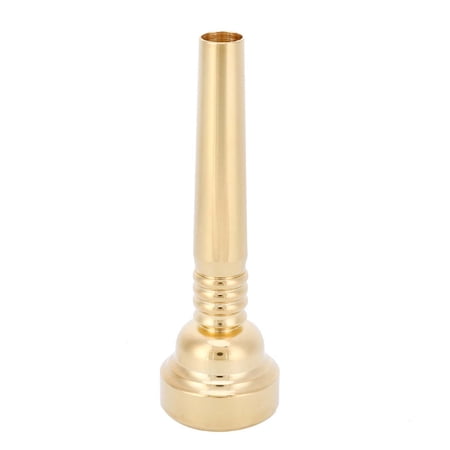NFTIGB Trumpet Mouthpiece Gold Fashionable Look Beginner Musical Instrument Accessories 17C Brass Premium Replacement Part for Students and Professionals Easy to Play Clear Tone