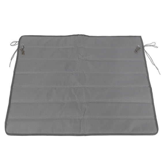 NFTIGB Trunk Mat Bumper Flap Protector Scratch Resistant Waterproof Anti Dirt Pet Cargo Cover Gray 15.75 inches / 40 cm
