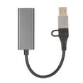thumbnail image 1 of NFTIGB Type C to RJ45 Adapter 10/100/1000Mbps Self Adaptive USB C to Ethernet Adapter for Laptop, Premium Aluminum Alloy High Speed Network Adapter (0.07 lb / 30.00 g), 1 of 9