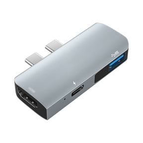 NFTIGB USB-C Hub with Thunderbolt 3 HD USB 3.0 Output PD 100W 4K 30Hz 3-In-1 Multi-functional Aluminum Shell (2.36 inches / 6 cm)
